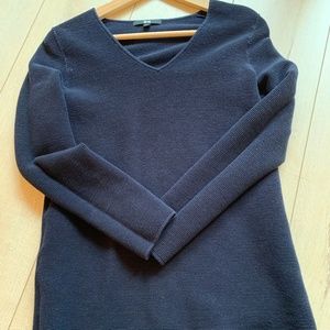 Women V-Neck Tunic Sweater
